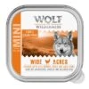 Wolf Of Wilderness Adult 6 X 150 G En Minitarrinas -Productos Para Mascotas 110365 pla wow nassfutter mini wideacres huhn topview 150g 1000x1000 4