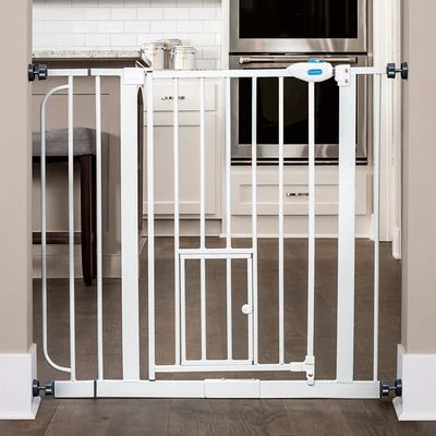 Barrera Carlson Pet Gate Con Puerta Gatera - Imagen 2