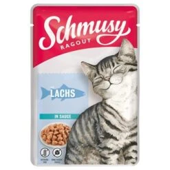 Schmusy Ragout En Salsa Comida Húmeda Para Gatos 12 X 100 G