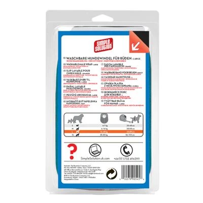 Simple Solution Pañal Lavable Para Perros Macho - Imagen 11