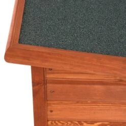 Caseta De Madera Woody Premium Con Puerta Para Perros -Productos Para Mascotas 70354 hundehuette flachdach fg 1120027 2