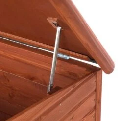 Caseta De Madera Woody Premium Con Puerta Para Perros -Productos Para Mascotas 70354 hundehuette flachdach fg 1120030 8