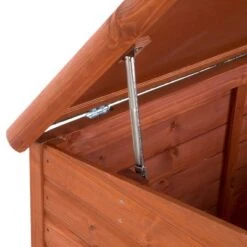 Caseta De Madera Woody Premium Con Puerta Para Perros -Productos Para Mascotas 70354 hundehuette flachdach fg 1120031 8