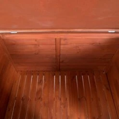 Caseta De Madera Woody Premium Con Puerta Para Perros -Productos Para Mascotas 70354 hundehuette flachdach fg 1120032 0