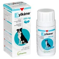 Vetoquinol Zylkene Relajante Natural Para Perros Y Gatos -Productos Para Mascotas 73492 pla vetoquinol zylkenecapsulesx30dog10 30kg 7