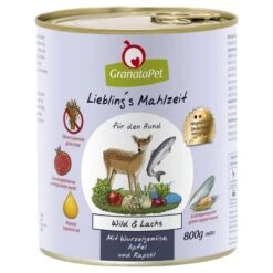 GranataPet Liebling's Mahlzeit 6 X 800 G -Productos Para Mascotas 78045 pla granatapet lieblingsmahlzeit wildlachs 6x800g 6
