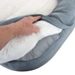 Cama Ortopédica Memory Ovalada Gris -Productos Para Mascotas 79216 memory oval grau fg 6680 8