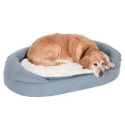 Cama Ortopédica Memory Ovalada Gris -Productos Para Mascotas 79310 memory oval grau fg 6579 0