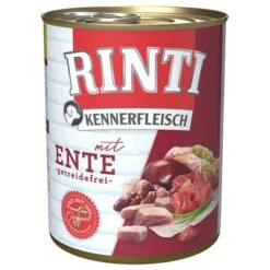 Rinti Kennerfleisch 6 X 800 G -Productos Para Mascotas 98723 pla bilder rinti kennerfleisch ente 800g hs 01 7