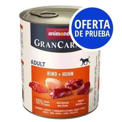 Animonda GranCarno Original Adult 6 X 800 G - Pack Mixto 3 Animonda GranCarno Original Adult 6 X 800 G - Pack Mixto