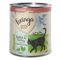 Feringa Classic Meat Menu 12 X 800 G - Pack Ahorro -Productos Para Mascotas feringa classicmeat adult rabbitturkey 800g 1000x1000 1