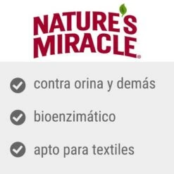 Nature's Miracle Spray Quitamanchas Y Quitaolores Para Perros 5 Nature's Miracle Spray Quitamanchas Y Quitaolores Para Perros -Productos Para Mascotas nature s miracle 1 5