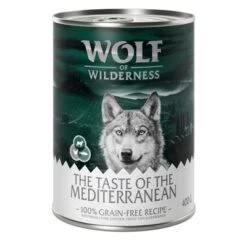 Wolf Of Wilderness The Taste Of 6 X 400 G -Productos Para Mascotas wow tasteof mediterranean 400g 1000x1000 1 1